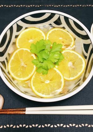 トロトロ白菜と鶏肉のレモンうどん-レシピのメイン写真