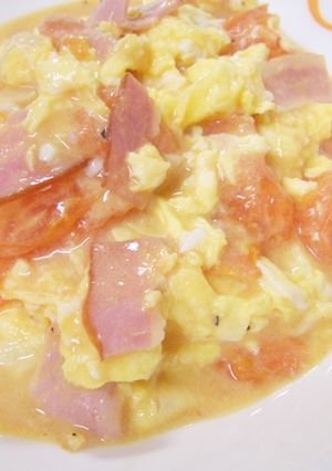 トマ玉ベーコン中華炒め-レシピのメイン写真