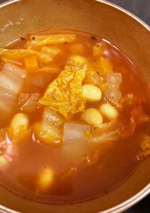 パスタソースで作るミネストローネ-レシピのメイン写真