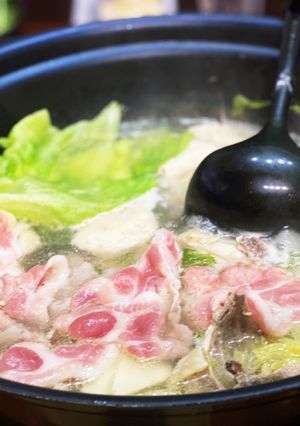 シンプル☆鶏ダシの美味しい☆豚しゃぶ-レシピのメイン写真