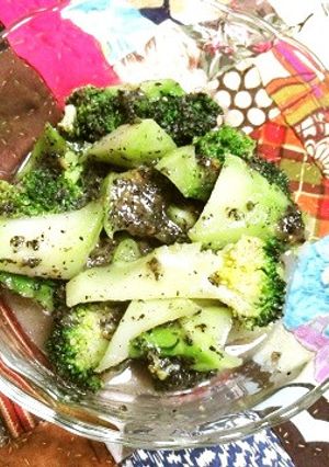 レンジで時短、ブロッコリーのゴマみそ和え-レシピのメイン写真