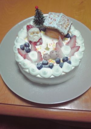 2008クリスマスケーキ-レシピのメイン写真