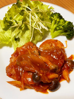 豚ヒレ肉のトマトソース煮込み-レシピのメイン写真