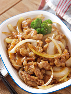 豚こま切れ肉と玉ねぎの甘酢照り焼き-レシピのメイン写真