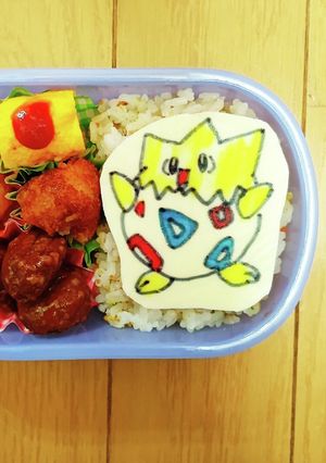 お弁当　ポケモンキャラ　オブアート♡♡-レシピのメイン写真