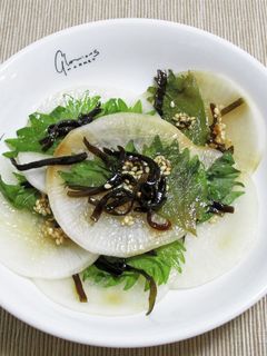 大根と大葉の塩昆布ポン酢漬け-レシピのメイン写真