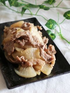 たっぷり大根と豚肉の甘辛味噌炒め-レシピのメイン写真
