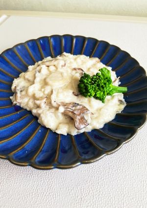 簡単　チーズリゾット　　　　残ったご飯で-レシピのメイン写真