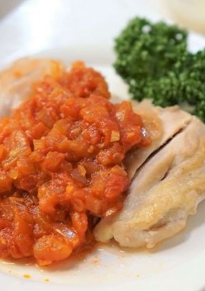 鶏肉のプロバンスソース #心臓病予防-レシピのメイン写真