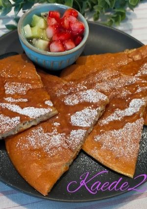 カヌレ風味のオートミールパンケーキ-レシピのメイン写真