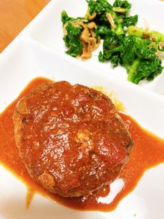 煮込みハンバーグ-レシピのメイン写真