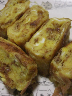 カツオバター味☆卵焼き-レシピのメイン写真
