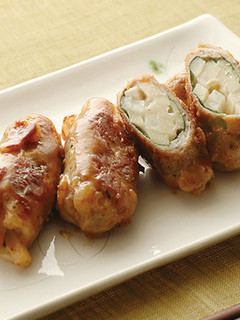 たけのこと長芋のチーズ肉巻き-レシピのメイン写真