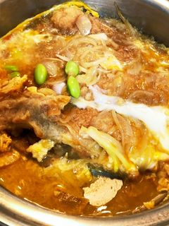 カレーパンをカツとじ風にしちゃったよー-レシピのメイン写真