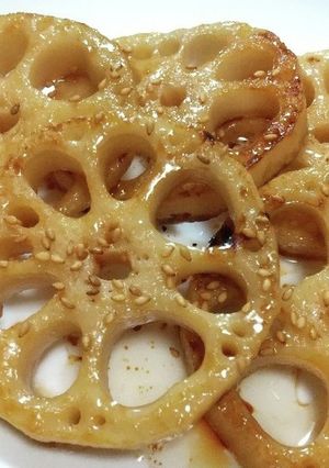 れんこんの厚切りソテー-レシピのメイン写真