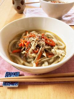 きんぴらうどん-レシピのメイン写真