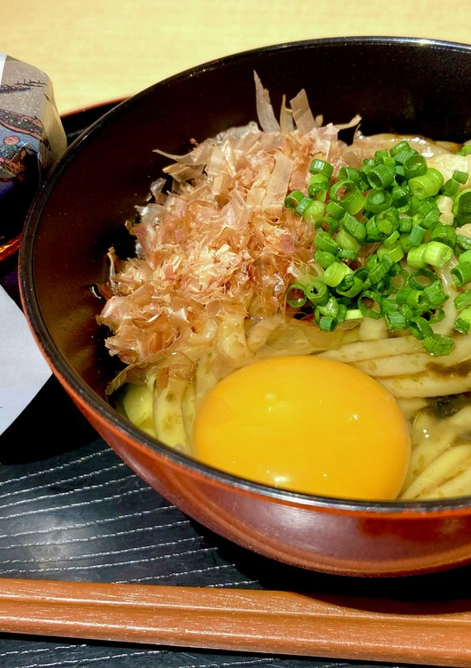 房州のり釜玉うどん☆-レシピのメイン写真