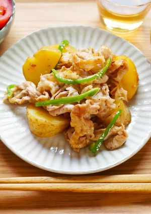 新じゃがと豚小間のバター醤油炒め-レシピのメイン写真