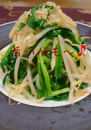 栄養満点♪　にらともやしのナムル-レシピのメイン写真