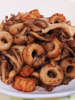 舞茸とちくわのバター醤油炒め-レシピのメイン写真