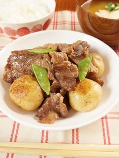 新じゃが×豚肉で照り焼き炒め-レシピのメイン写真