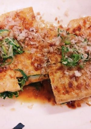 素朴な厚揚げ豆腐・-レシピのメイン写真