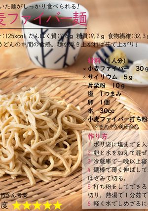 小麦ファイバー麺-レシピのメイン写真