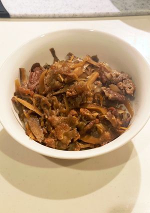 牛肉とごぼうの時雨煮-レシピのメイン写真