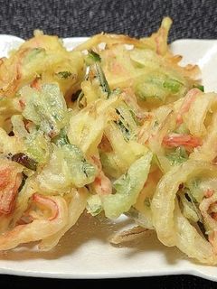 生姜入り、カニかまと野菜のかき揚げ-レシピのメイン写真