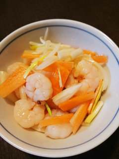 エビと玉ねぎのアジアン酢の物-レシピのメイン写真