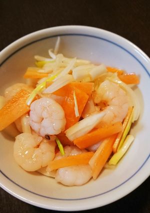 エビと玉ねぎのアジアン酢の物-レシピのメイン写真