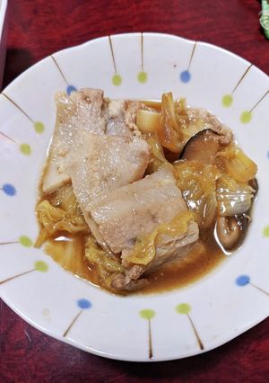 白菜と豚バラのシンプル炒め煮-レシピのメイン写真