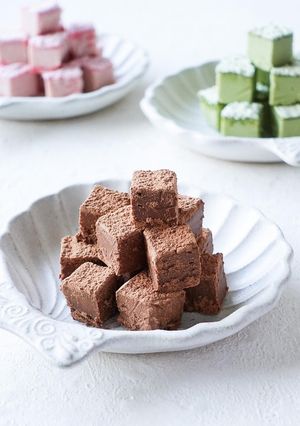 お豆腐で作るヴィーガン生チョコ-レシピのメイン写真