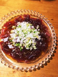 簡単マグロの和風カルパッチョ♪-レシピのメイン写真