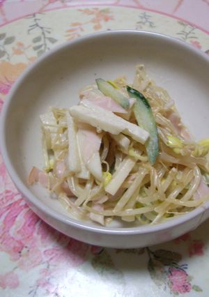 大豆もやしと大根サラダ-レシピのメイン写真