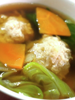 ♬免疫力UP!『鶏団子の生姜スープ』♬-レシピのメイン写真