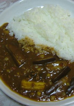 簡単カロリー半分★なすのキーマカレー風-レシピのメイン写真