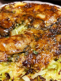 牡蠣のガーリックバター醤油神戸お好み焼-レシピのメイン写真