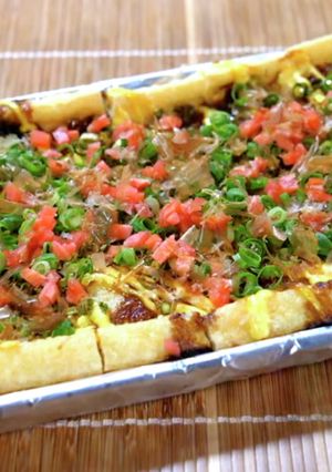 油揚げで糖質大幅カット！♬お好み焼き風♬-レシピのメイン写真