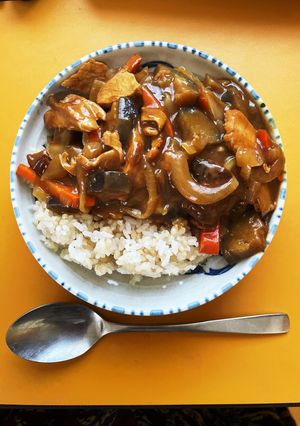 茄子とチキンのカレー-レシピのメイン写真