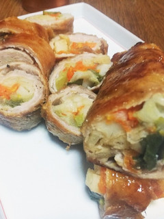 豚肉のすき焼き風巻き!ゆりさん風-レシピのメイン写真