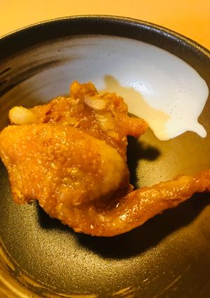 小鉢レシピ●鶏皮のカリッと揚げ焼き-レシピのメイン写真