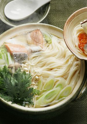 【卯月製麺】あったか寄せ鍋そうめん-レシピのメイン写真