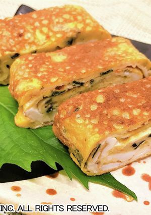簡単味付け!ふりかけ卵焼き-レシピのメイン写真
