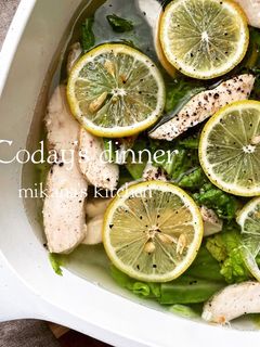 サラダチキンと白菜のレモン鍋-レシピのメイン写真