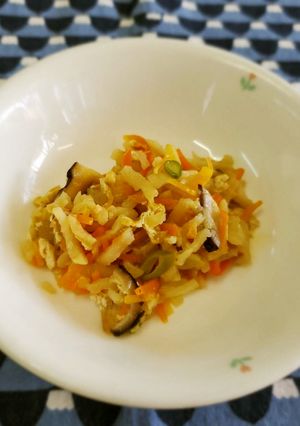 【保育園の給食】切干大根の味噌煮-レシピのメイン写真