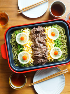 山口名物!瓦そばをホットプレートで!-レシピのメイン写真