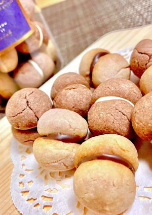 ココアといちごのチョコサンドクッキー-レシピのメイン写真