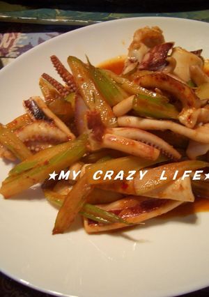 イカとセロリのキムチ炒め★お手軽料理★-レシピのメイン写真
