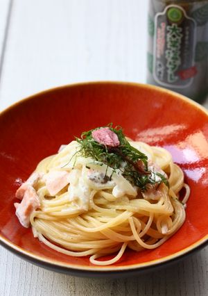 大葉と桜のクリームパスタ-レシピのメイン写真